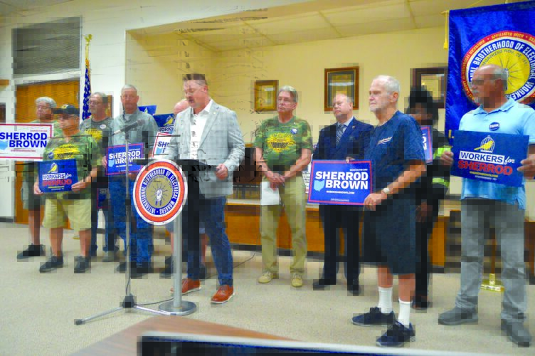 Local labor leaders rally to re-elect Sen. Sherrod Brown - The Times Leader